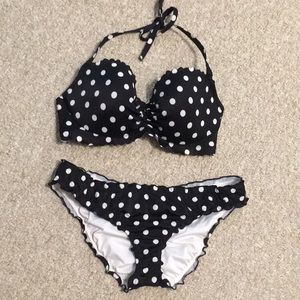 Polka dot victoria secret bikini